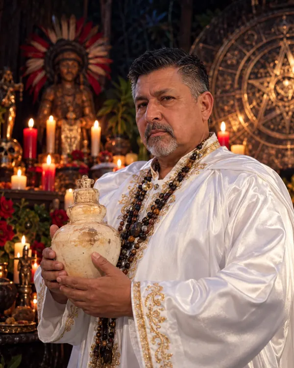 Ricardo Garza Treviño, El Brujo Norteño, brujo en Apodaca